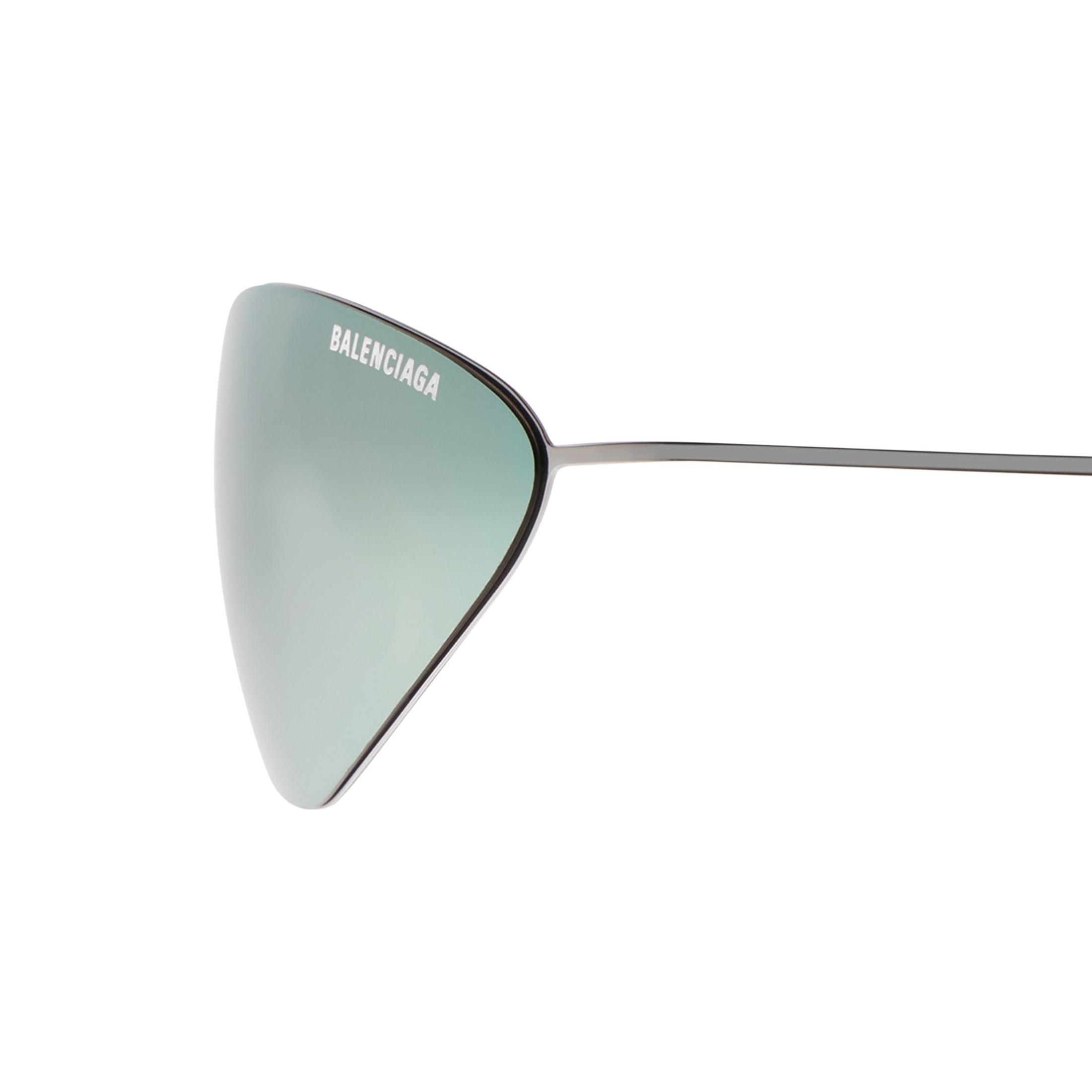 Malibu Round Sunglasses in Silver - Image 6